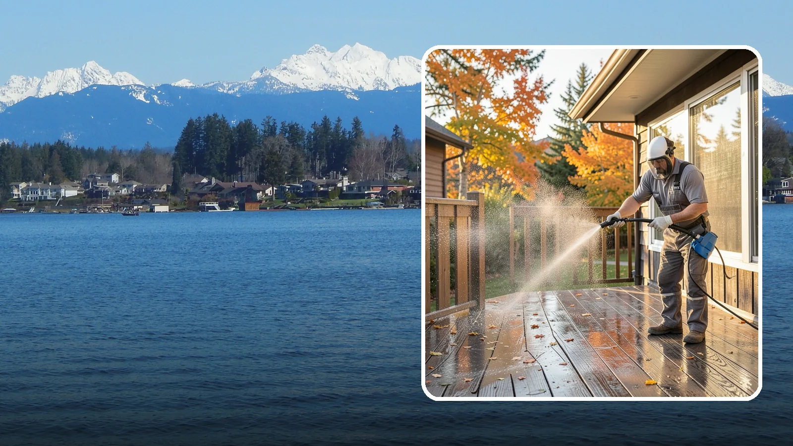 Screen Cleaning in Lake Stevens, Snohomish County, WA - Careful cleaning of window screens that removes the pollen, dust, and mildew our damp air packs into the mesh.