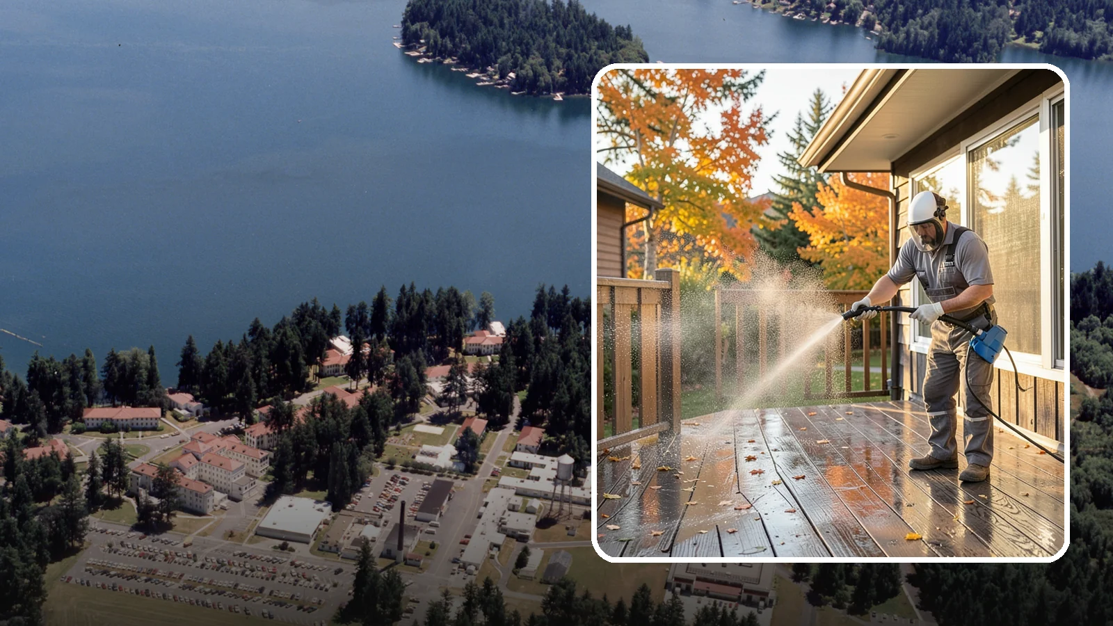 Screen Cleaning in Lakewood, Pierce County, WA - Careful cleaning of window screens that removes the pollen, dust, and mildew our damp air packs into the mesh.
