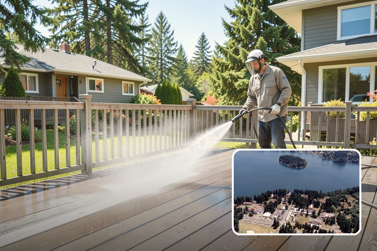 Screen Cleaning in Lakewood, Pierce County, WA - Removes trapped pollen, dust, and mildew from the mesh