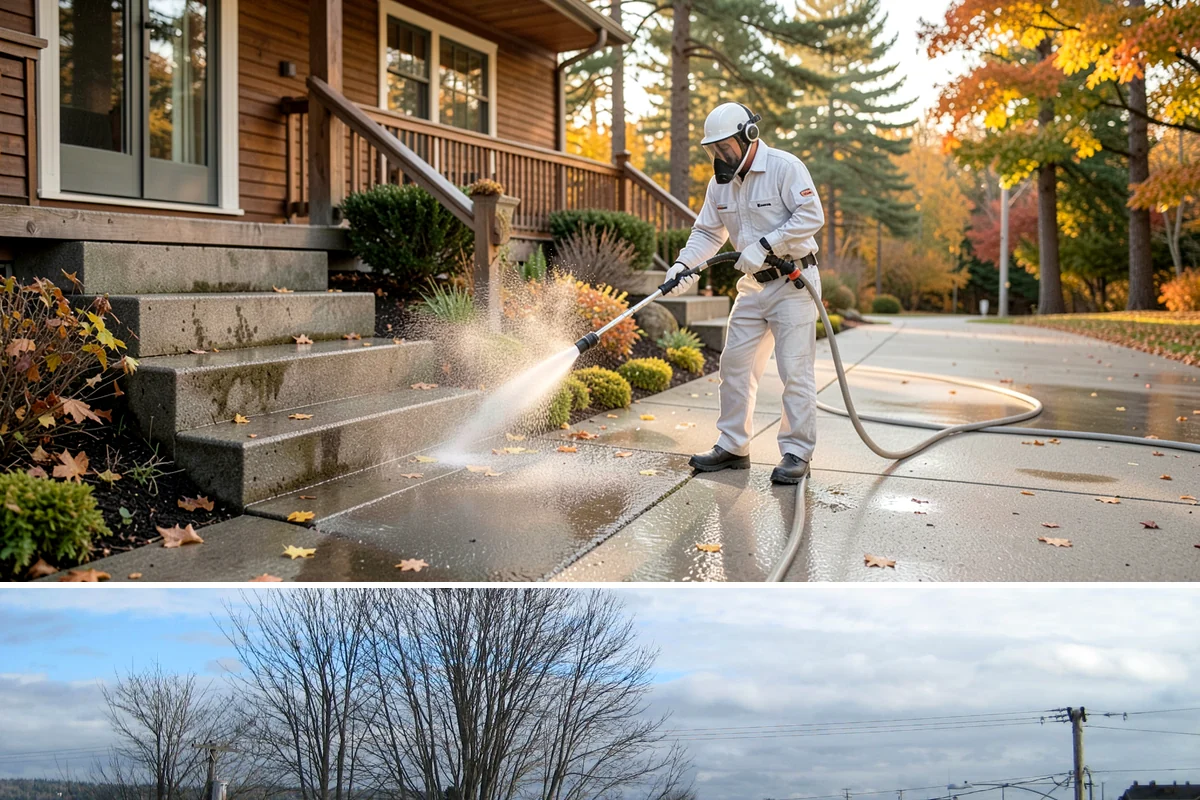 Screen Cleaning in Langley, Island County, WA - Clean screens in late spring after the heaviest pollen season loads them with residue.