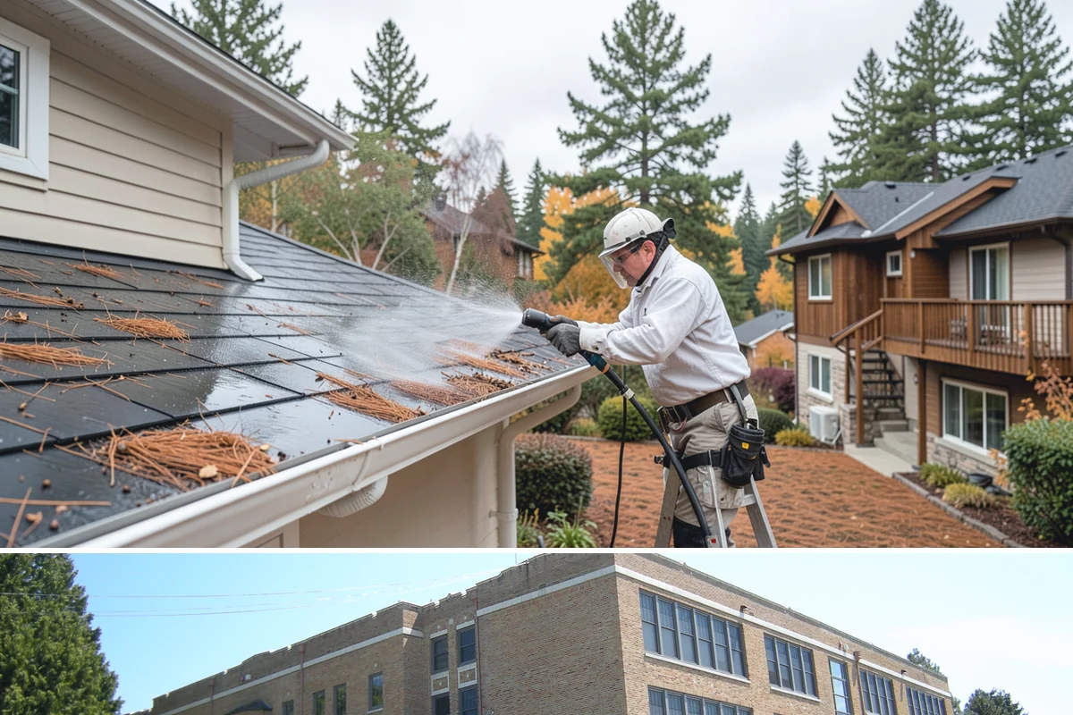 Screen Cleaning in Maple Valley, King County, WA - Clean screens in late spring after the heaviest pollen season loads them with residue.