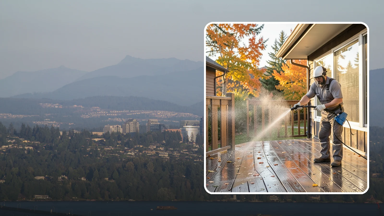 Screen Cleaning in Medina, King County, WA - Careful cleaning of window screens that removes the pollen, dust, and mildew our damp air packs into the mesh.