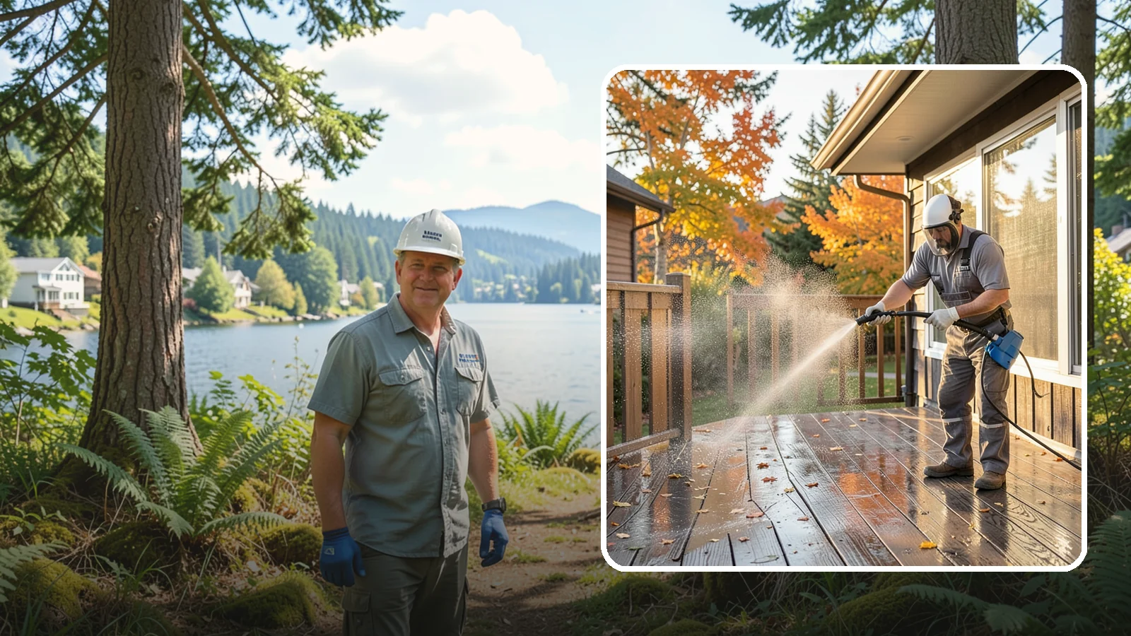 Screen Cleaning in Milton, King County, WA - Careful cleaning of window screens that removes the pollen, dust, and mildew our damp air packs into the mesh.