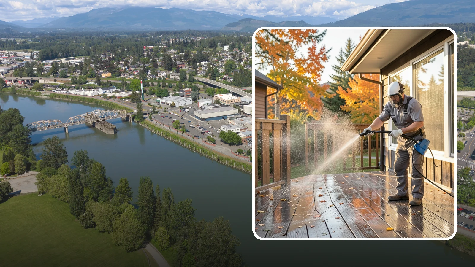 Screen Cleaning in Mount Vernon, Skagit County, WA - Careful cleaning of window screens that removes the pollen, dust, and mildew our damp air packs into the mesh.
