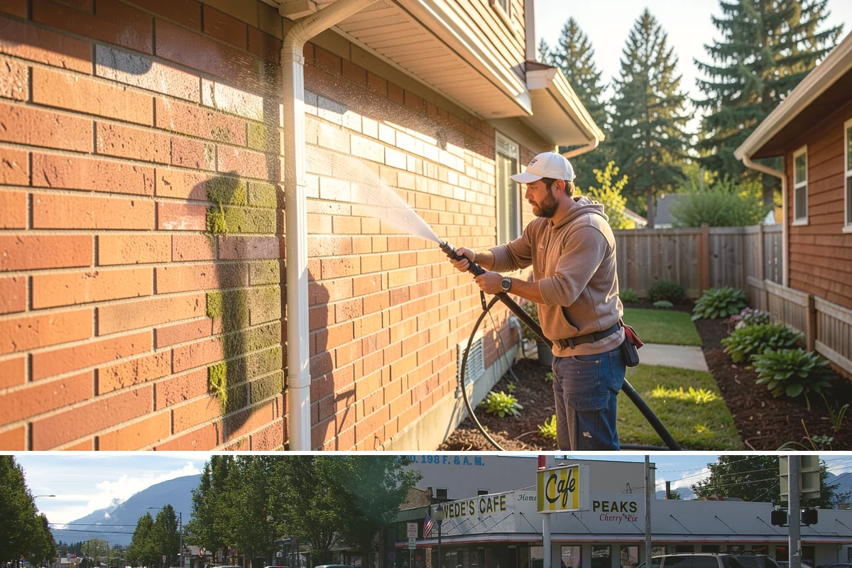 Screen Cleaning in North Bend, King County, WA - Clean screens in late spring after the heaviest pollen season loads them with residue.