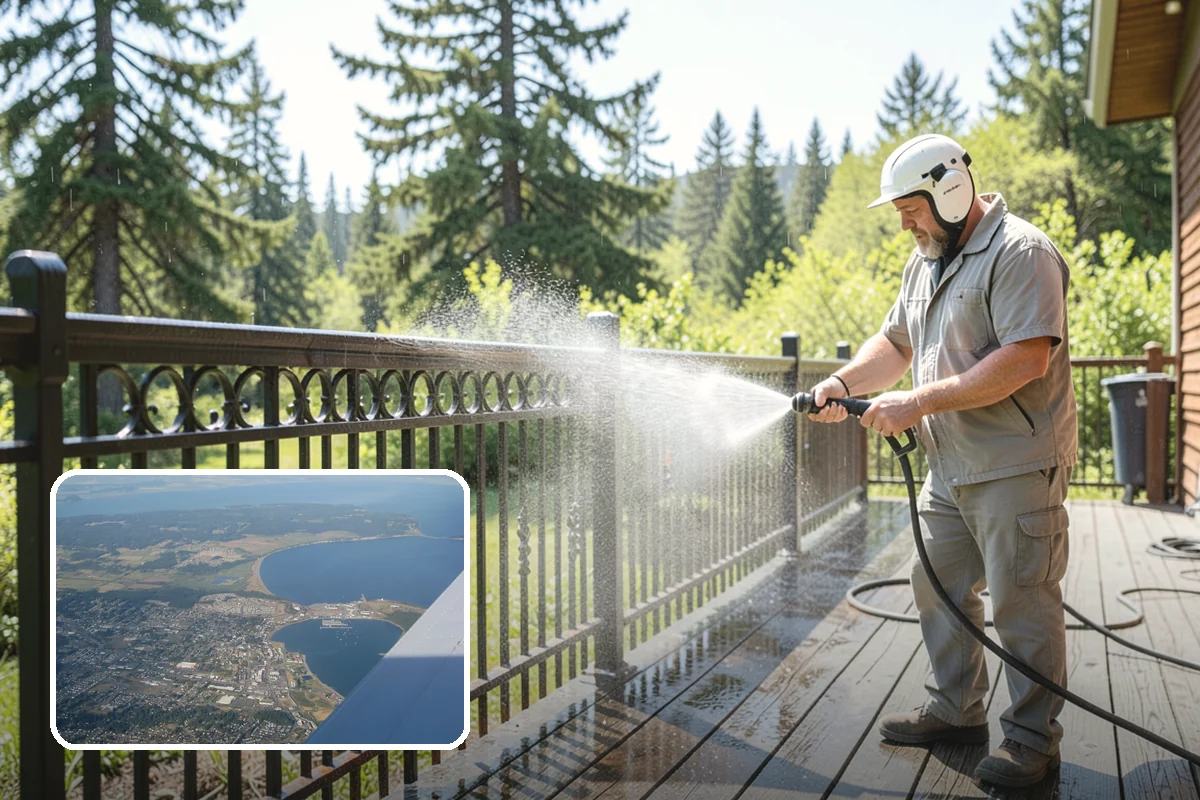 Screen Cleaning in Oak Harbor, Island County, WA - Removes trapped pollen, dust, and mildew from the mesh