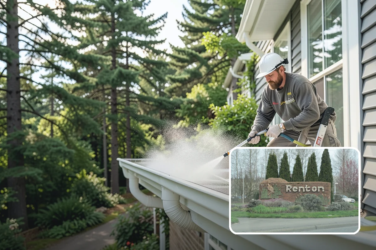 Screen Cleaning in Renton, King County, WA - Removes trapped pollen, dust, and mildew from the mesh