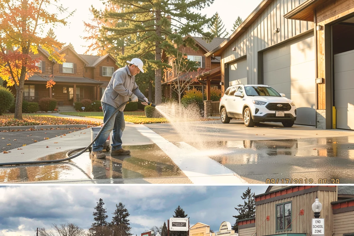 Screen Cleaning in Roy, Pierce County, WA - Clean screens in late spring after the heaviest pollen season loads them with residue.