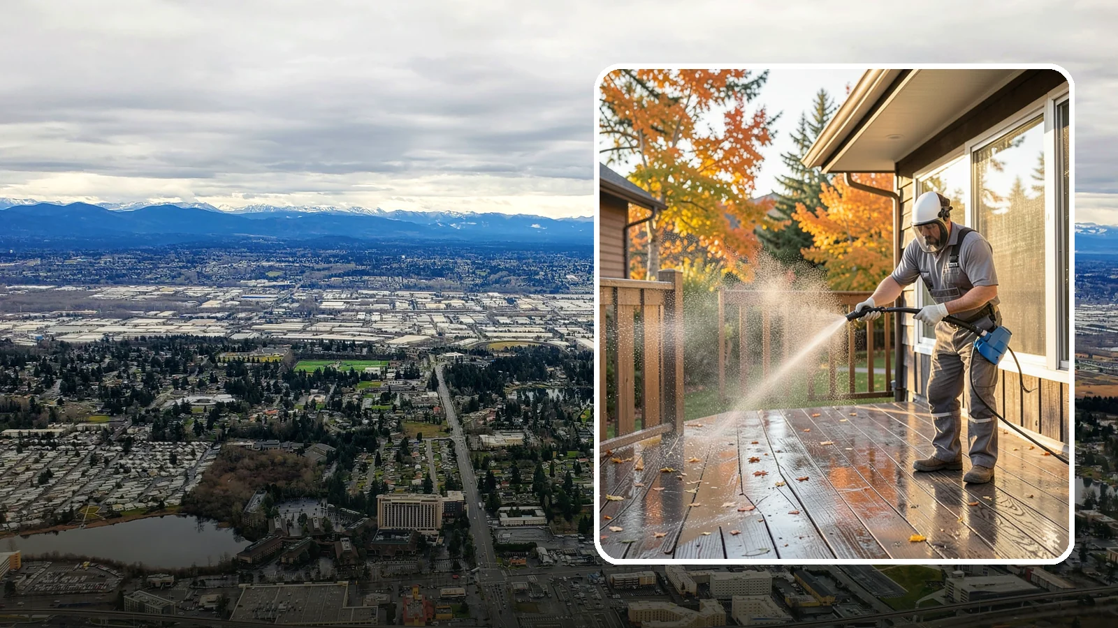 Screen Cleaning in SeaTac, King County, WA - Careful cleaning of window screens that removes the pollen, dust, and mildew our damp air packs into the mesh.