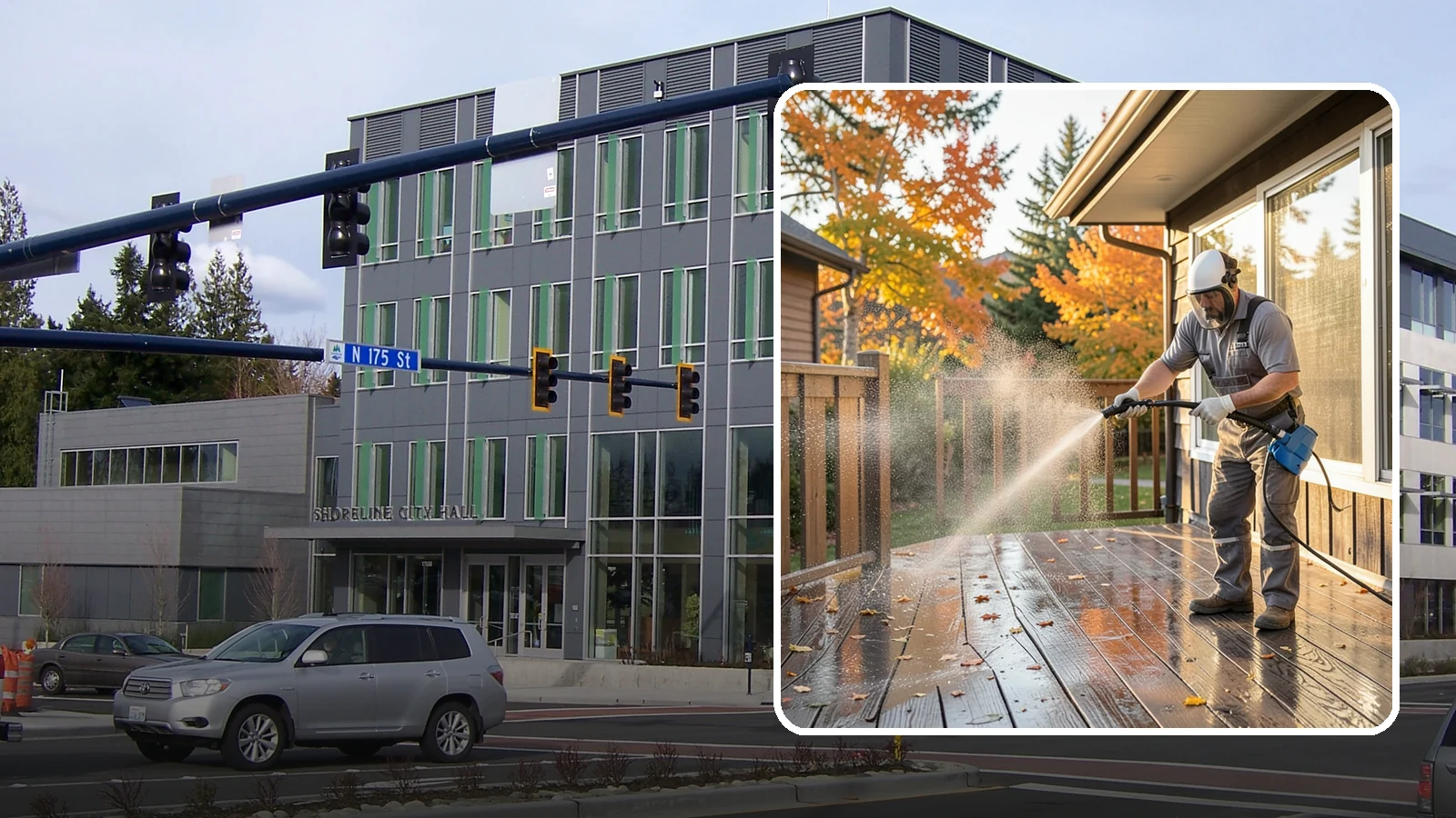 Screen Cleaning in Shoreline, King County, WA - Careful cleaning of window screens that removes the pollen, dust, and mildew our damp air packs into the mesh.