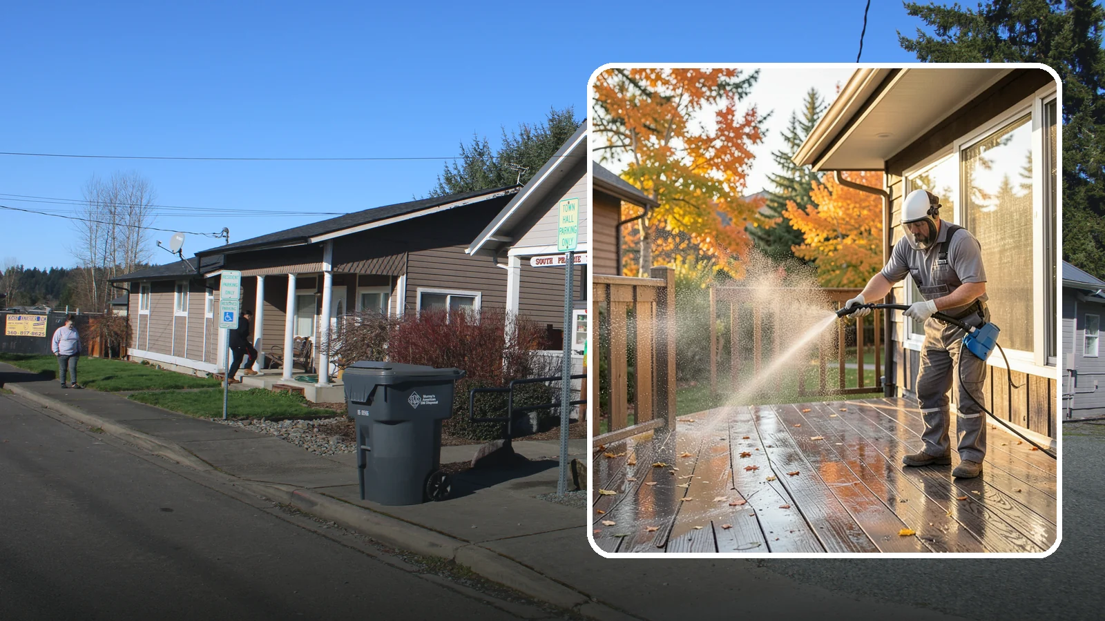 Screen Cleaning in South Prairie, Pierce County, WA - Careful cleaning of window screens that removes the pollen, dust, and mildew our damp air packs into the mesh.
