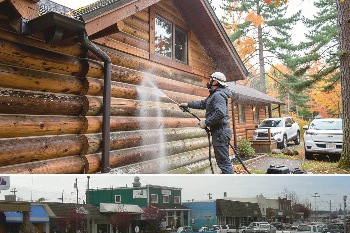 Screen Cleaning in Stanwood, Snohomish County, WA - Clean screens in late spring after the heaviest pollen season loads them with residue.
