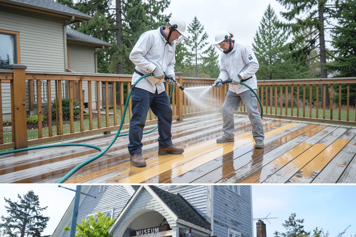 Screen Cleaning in Steilacoom, Pierce County, WA - Clean screens in late spring after the heaviest pollen season loads them with residue.