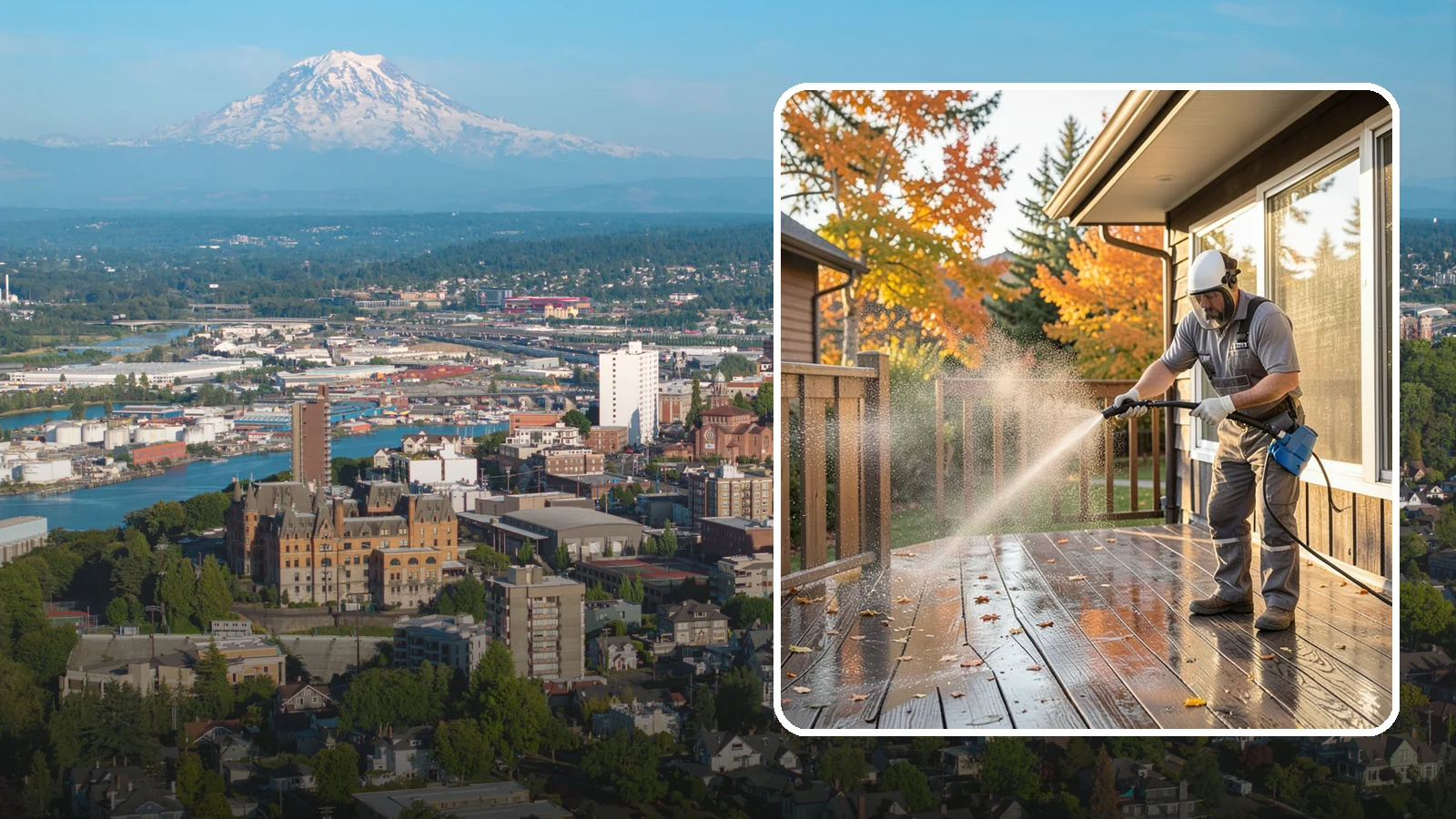 Screen Cleaning in Tacoma, Pierce County, WA - Careful cleaning of window screens that removes the pollen, dust, and mildew our damp air packs into the mesh.