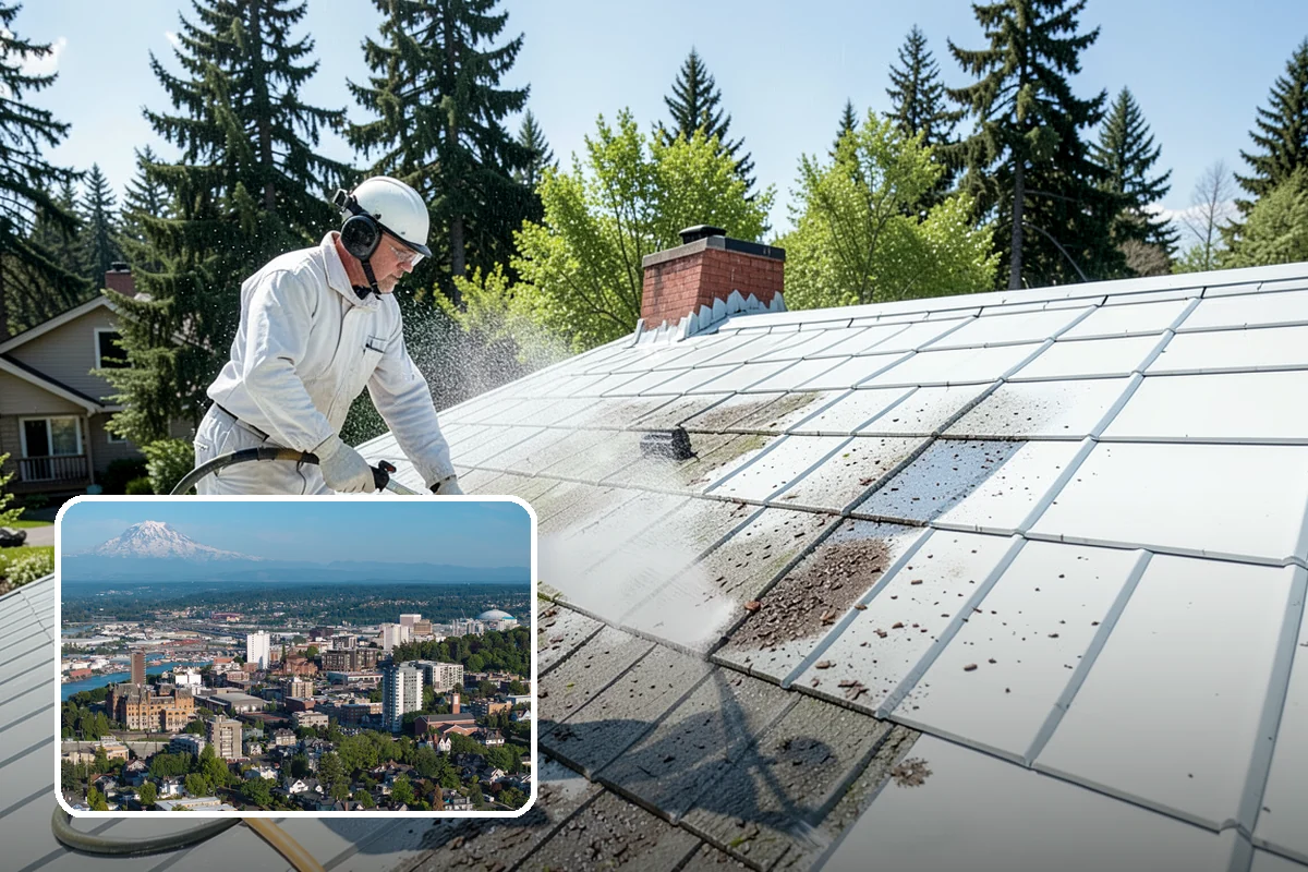 Screen Cleaning in Tacoma, Pierce County, WA - Removes trapped pollen, dust, and mildew from the mesh