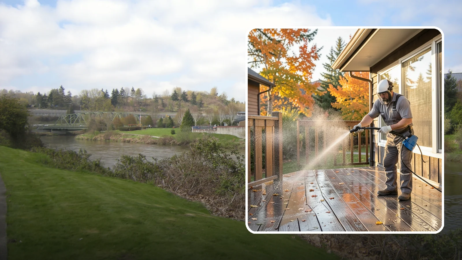 Screen Cleaning in Tukwila, King County, WA - Careful cleaning of window screens that removes the pollen, dust, and mildew our damp air packs into the mesh.