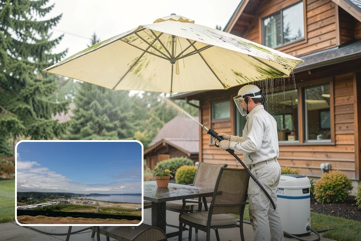 Screen Cleaning in University Place, Pierce County, WA - Removes trapped pollen, dust, and mildew from the mesh