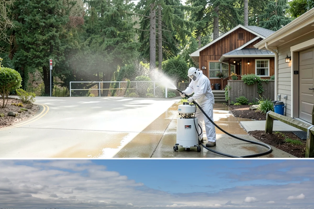 Screen Cleaning in University Place, Pierce County, WA - Clean screens in late spring after the heaviest pollen season loads them with residue.