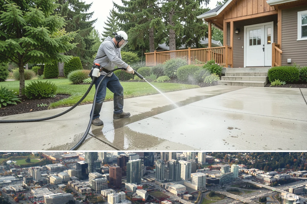 Sealer Stripping in Bellevue, King County, WA - Strip sealer during dry weather so the cleaned surface can dry fully before any new coating goes on.