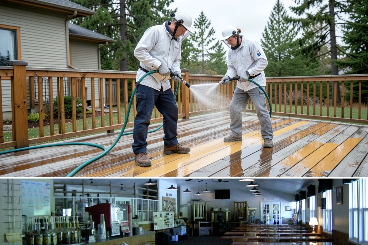 Sealer Stripping in Black Diamond, King County, WA - Strip sealer during dry weather so the cleaned surface can dry fully before any new coating goes on.
