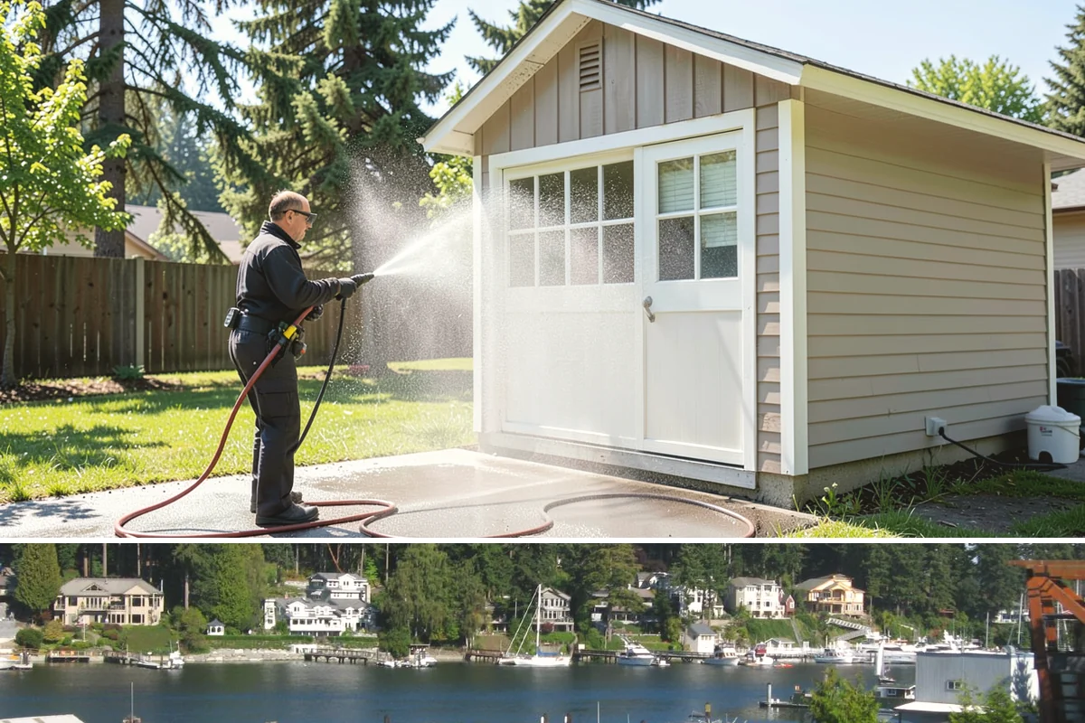 Sealer Stripping in Gig Harbor, Pierce County, WA - Strip sealer during dry weather so the cleaned surface can dry fully before any new coating goes on.