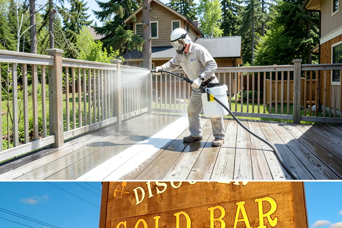 Sealer Stripping in Gold Bar, Snohomish County, WA - Strip sealer during dry weather so the cleaned surface can dry fully before any new coating goes on.