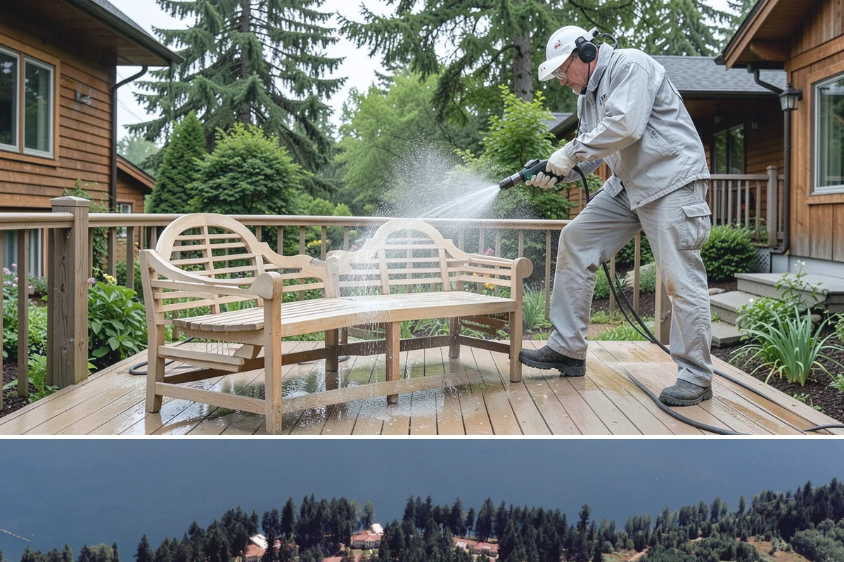 Sealer Stripping in Lakewood, Pierce County, WA - Strip sealer during dry weather so the cleaned surface can dry fully before any new coating goes on.