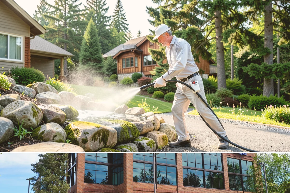 Sealer Stripping in Mountlake Terrace, Snohomish County, WA - Strip sealer during dry weather so the cleaned surface can dry fully before any new coating goes on.