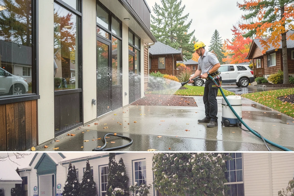Sealer Stripping in Pacific, King County, WA - Strip sealer during dry weather so the cleaned surface can dry fully before any new coating goes on.