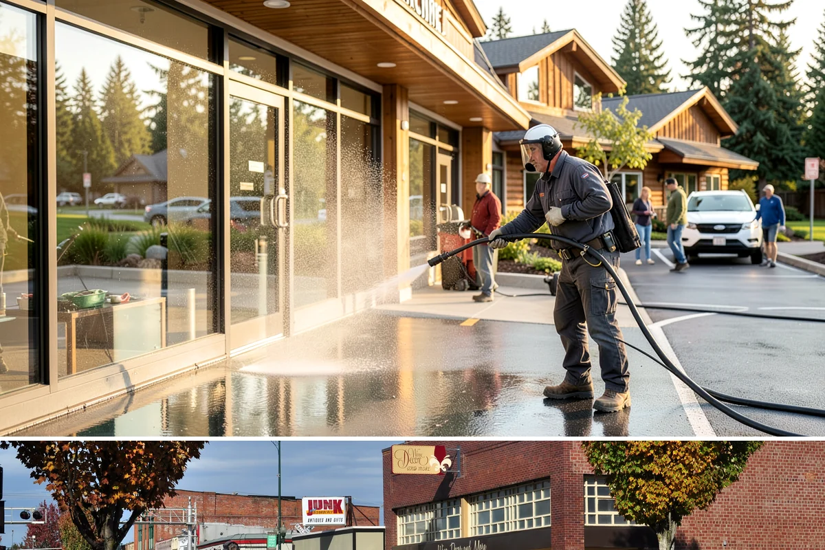 Sealer Stripping in Puyallup, Pierce County, WA - Strip sealer during dry weather so the cleaned surface can dry fully before any new coating goes on.