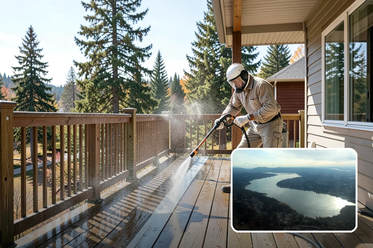 Sealer Stripping in Sammamish, King County, WA - Removes cloudy, flaking, or discolored old sealer