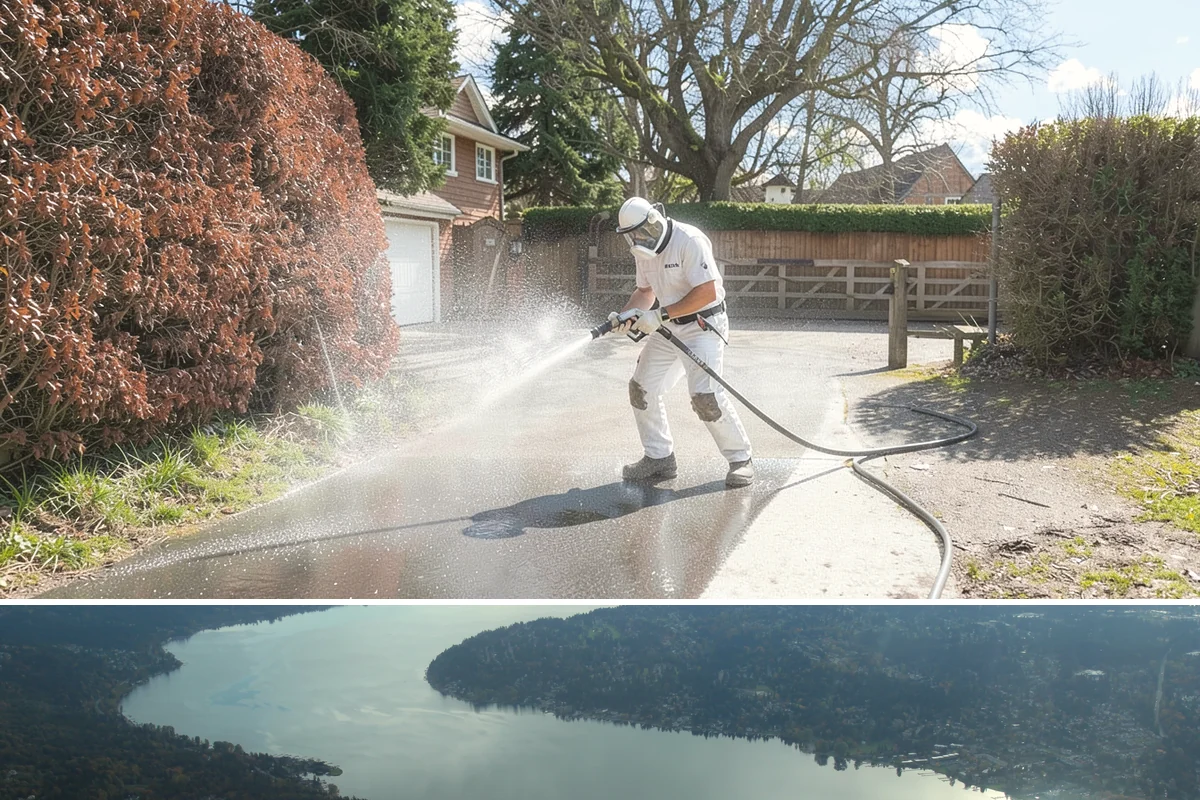 Sealer Stripping in Sammamish, King County, WA - Strip sealer during dry weather so the cleaned surface can dry fully before any new coating goes on.