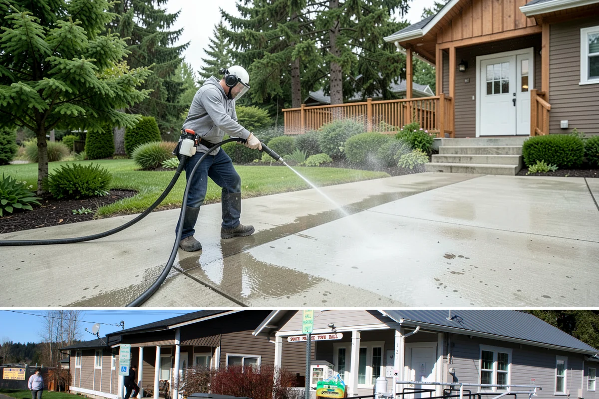 Sealer Stripping in South Prairie, Pierce County, WA - Strip sealer during dry weather so the cleaned surface can dry fully before any new coating goes on.