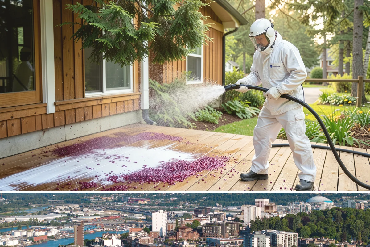 Sealer Stripping in Tacoma, Pierce County, WA - Strip sealer during dry weather so the cleaned surface can dry fully before any new coating goes on.