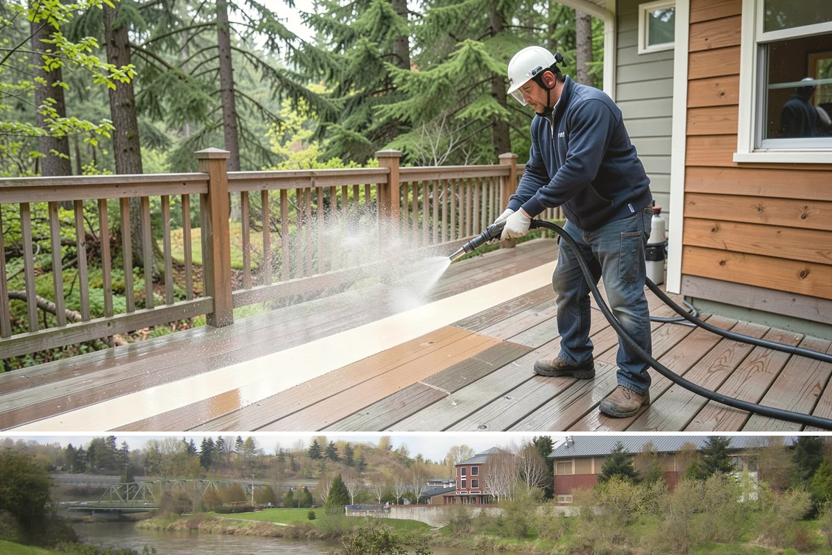 Sealer Stripping in Tukwila, King County, WA - Strip sealer during dry weather so the cleaned surface can dry fully before any new coating goes on.