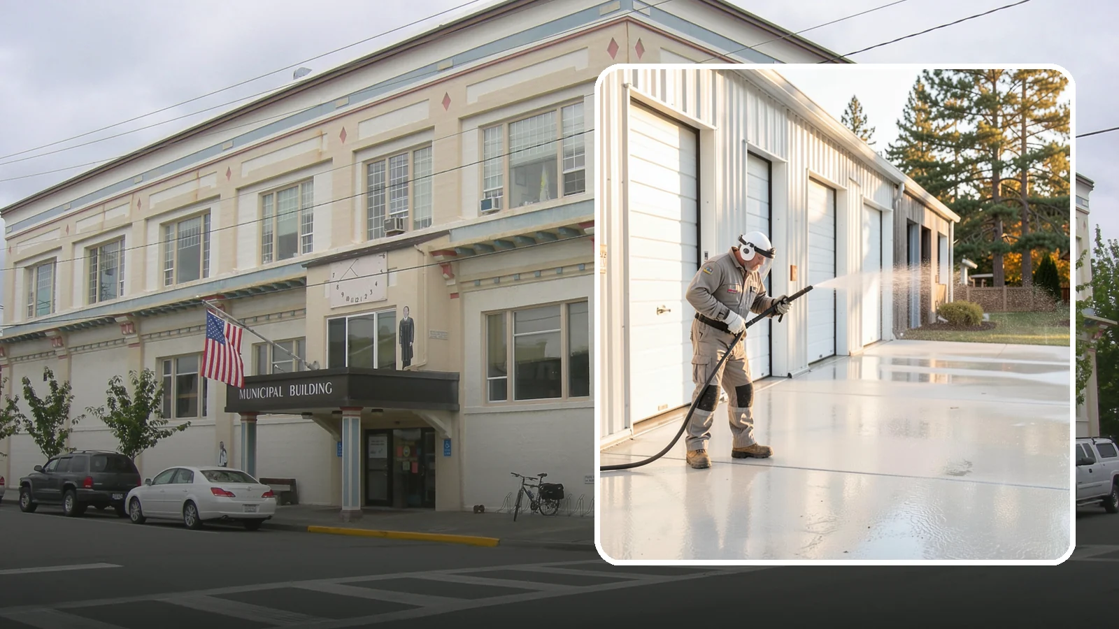 Self-Storage Facility Cleaning in Anacortes, Skagit County, WA - Facility-wide exterior cleaning for self-storage sites that brightens roll-up doors, corridors, and drive lanes across sprawling...