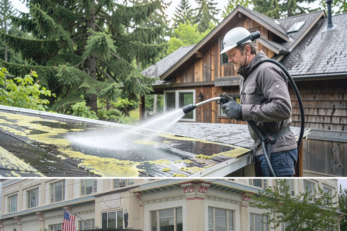 Self-Storage Facility Cleaning in Anacortes, Skagit County, WA - Annual or semi-annual cleaning in spring and early fall keeps a storage facility bright through the Northwest's wet months.