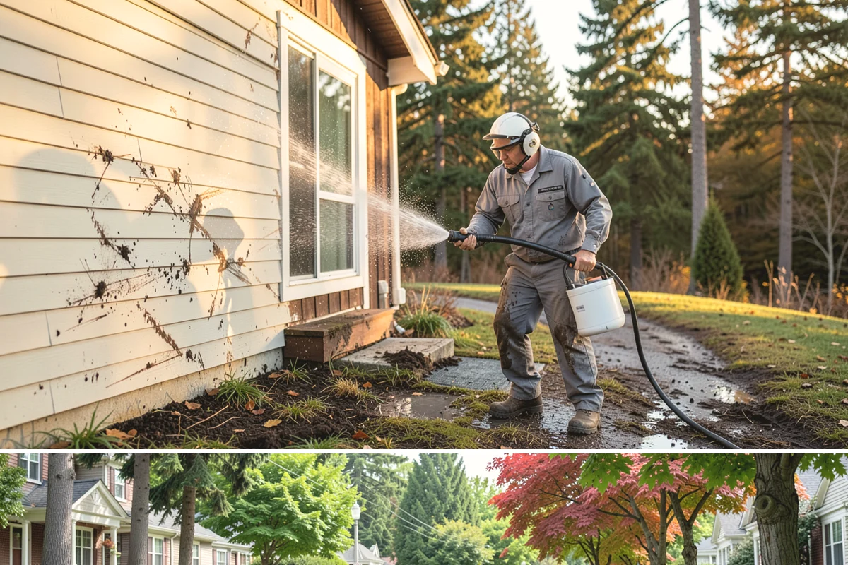 Self-Storage Facility Cleaning in Beaux Arts Village, King County, WA - Annual or semi-annual cleaning in spring and early fall keeps a storage facility bright through the Northwest's wet months.