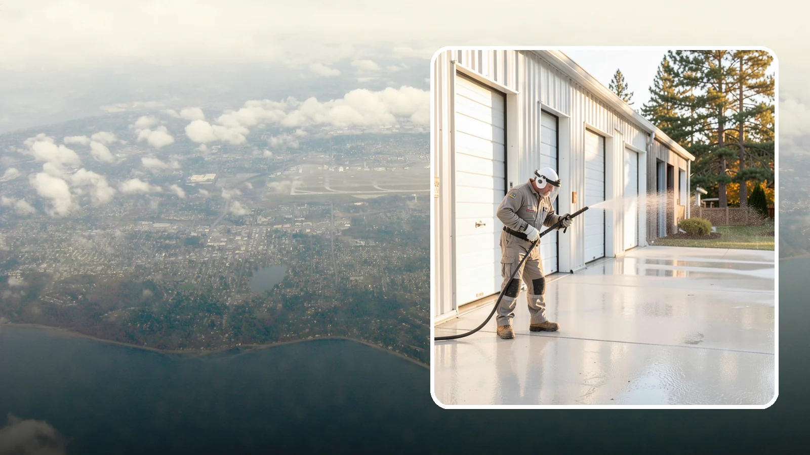Self-Storage Facility Cleaning in Burien, King County, WA - Facility-wide exterior cleaning for self-storage sites that brightens roll-up doors, corridors, and drive lanes across sprawling...