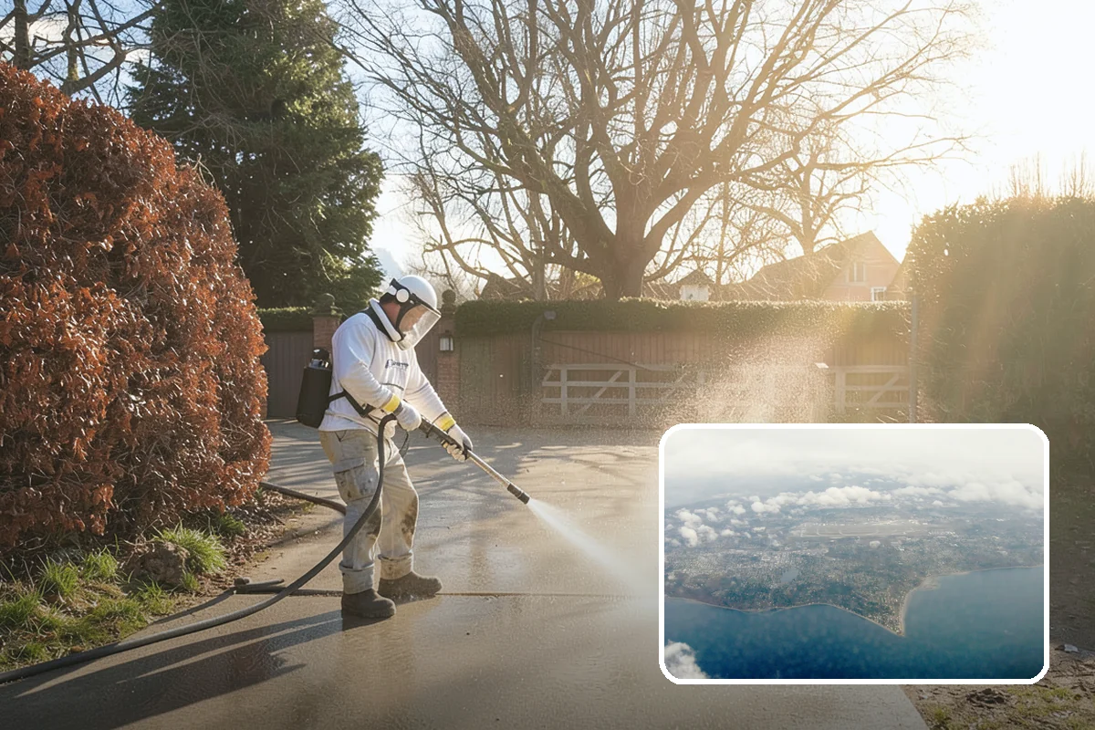 Self-Storage Facility Cleaning in Burien, King County, WA - Brightens long rows of roll-up doors and metal panels