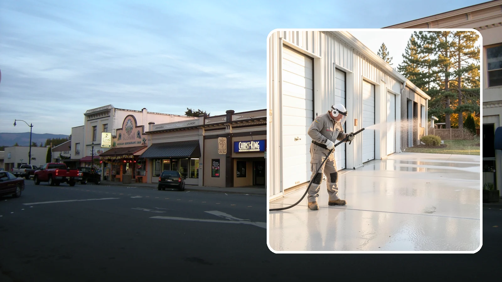 Self-Storage Facility Cleaning in Burlington, Skagit County, WA - Facility-wide exterior cleaning for self-storage sites that brightens roll-up doors, corridors, and drive lanes across sprawling...
