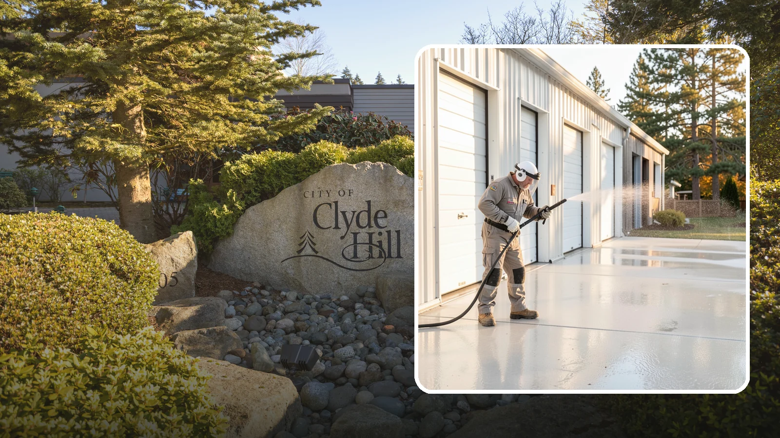 Self-Storage Facility Cleaning in Clyde Hill, King County, WA - Facility-wide exterior cleaning for self-storage sites that brightens roll-up doors, corridors, and drive lanes across sprawling...
