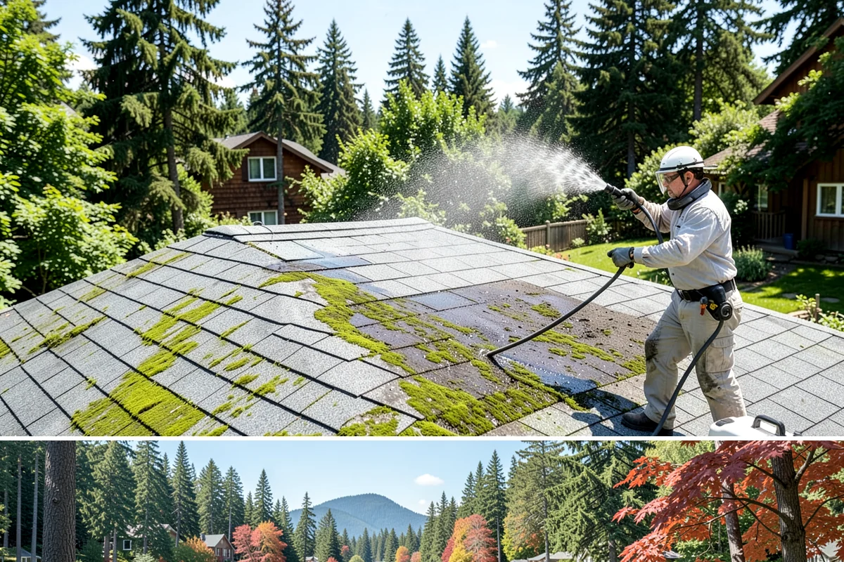 Self-Storage Facility Cleaning in Covington, King County, WA - Annual or semi-annual cleaning in spring and early fall keeps a storage facility bright through the Northwest's wet months.