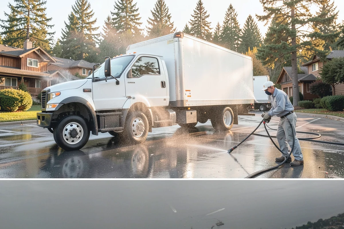 Self-Storage Facility Cleaning in Des Moines, King County, WA - Annual or semi-annual cleaning in spring and early fall keeps a storage facility bright through the Northwest's wet months.