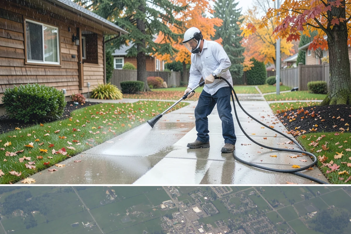 Self-Storage Facility Cleaning in Enumclaw, King County, WA - Annual or semi-annual cleaning in spring and early fall keeps a storage facility bright through the Northwest's wet months.
