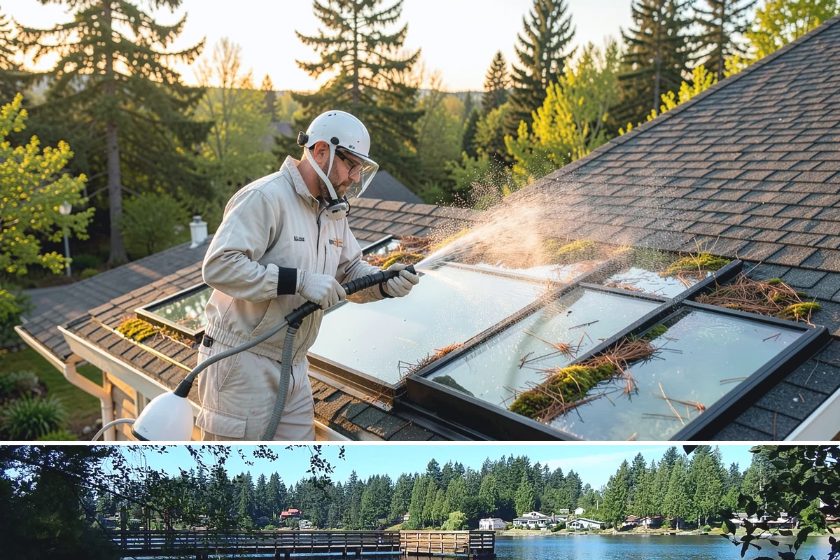 Self-Storage Facility Cleaning in Federal Way, King County, WA - Annual or semi-annual cleaning in spring and early fall keeps a storage facility bright through the Northwest's wet months.