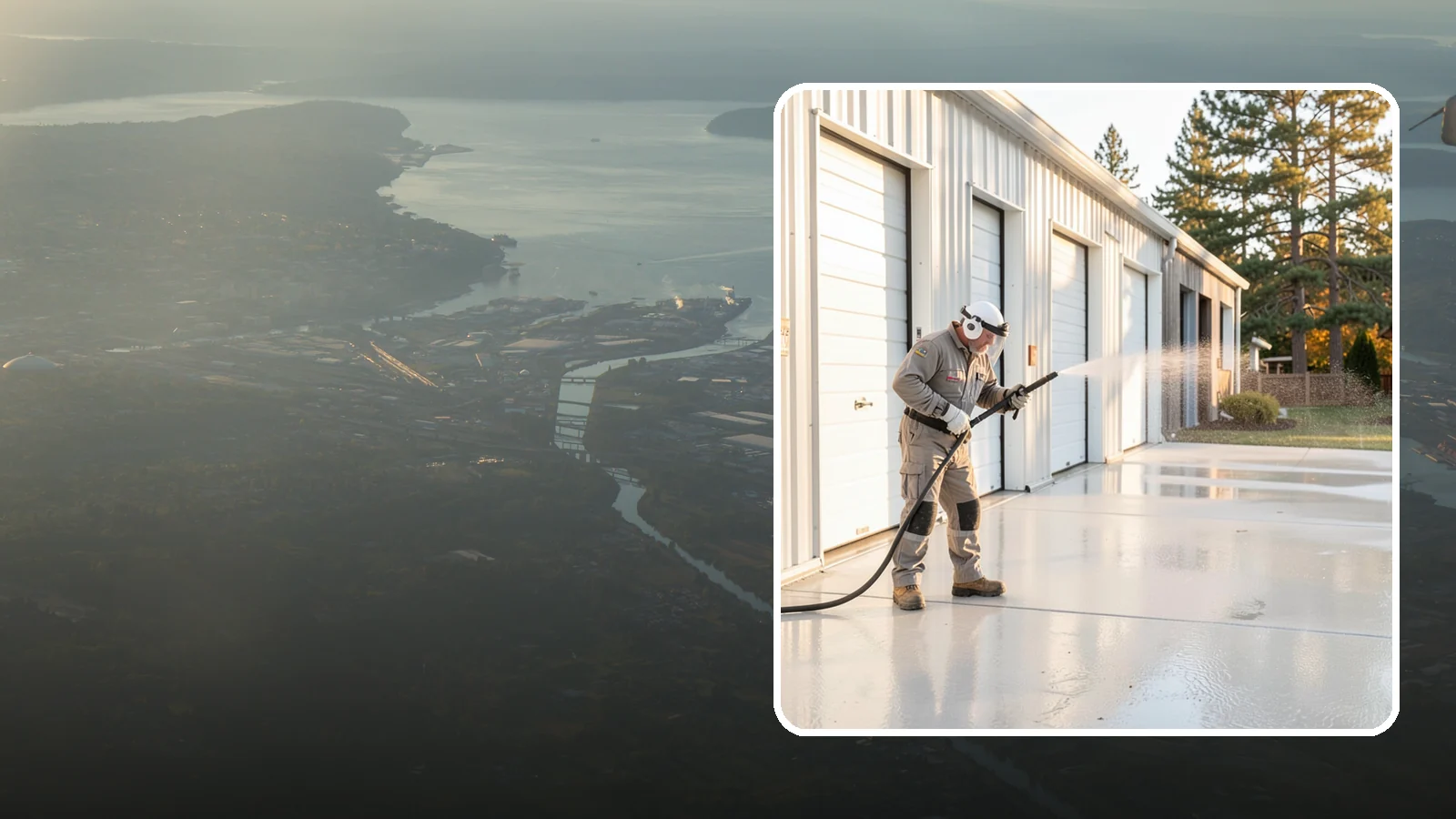 Self-Storage Facility Cleaning in Fife, Pierce County, WA - Facility-wide exterior cleaning for self-storage sites that brightens roll-up doors, corridors, and drive lanes across sprawling...