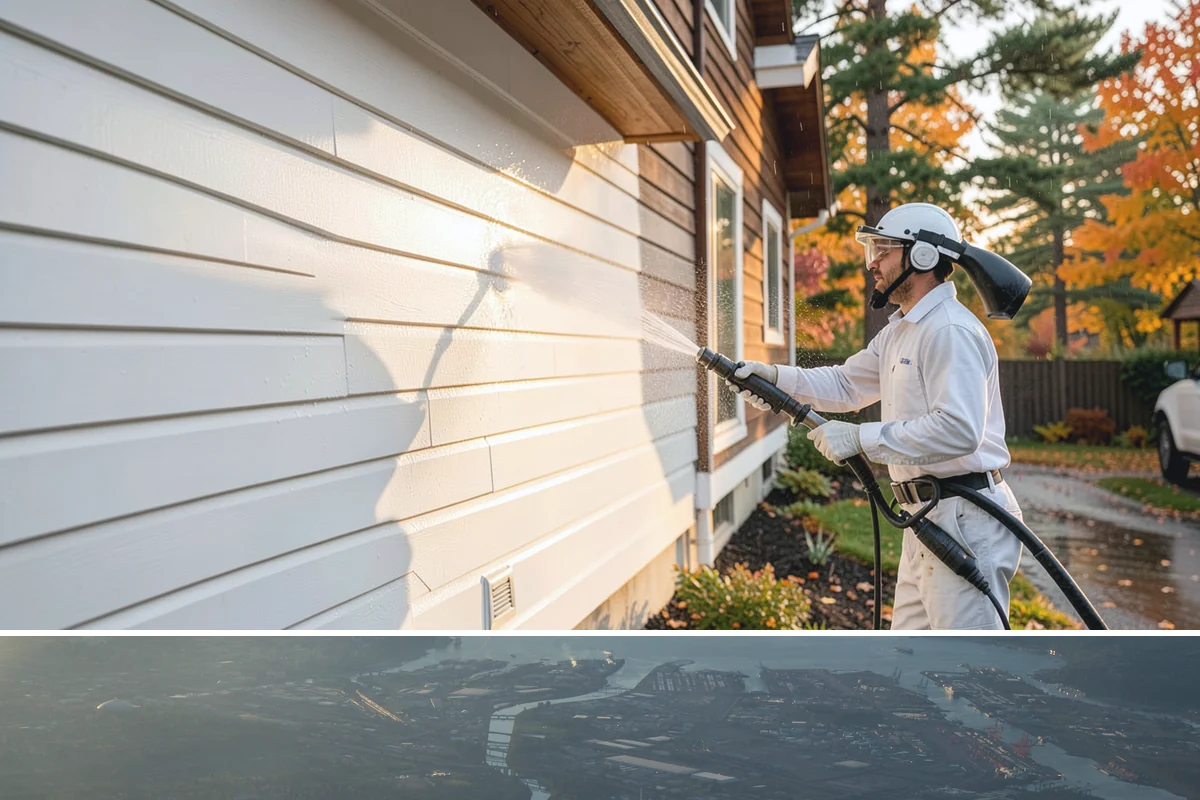 Self-Storage Facility Cleaning in Fife, Pierce County, WA - Annual or semi-annual cleaning in spring and early fall keeps a storage facility bright through the Northwest's wet months.