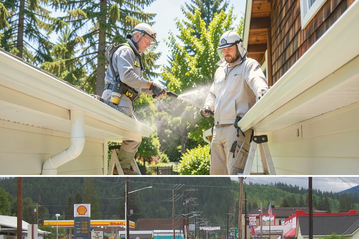 Self-Storage Facility Cleaning in Granite Falls, Snohomish County, WA - Annual or semi-annual cleaning in spring and early fall keeps a storage facility bright through the Northwest's wet months.