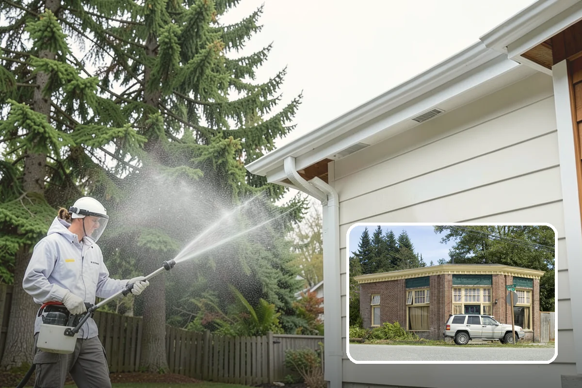 Self-Storage Facility Cleaning in Hamilton, Skagit County, WA - Brightens long rows of roll-up doors and metal panels